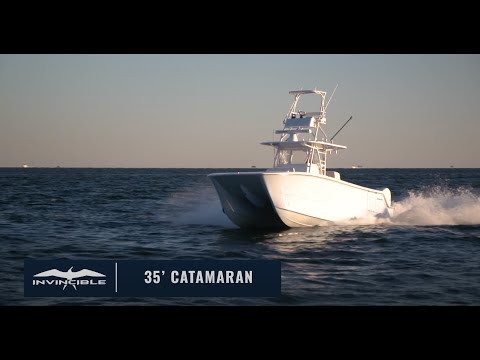 Invincible 35 Catamaran video