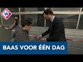 Mohamed (14) is voor een dag de baas bij Arriva in Leiden - OMROEP WEST