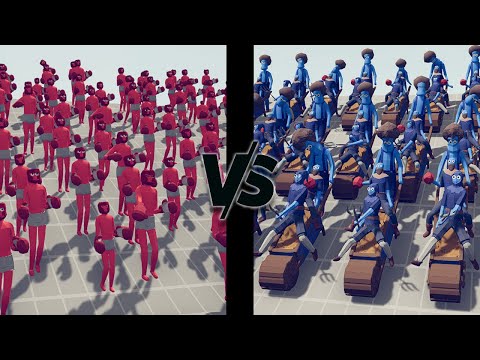 100X BOXERS VS 100X RANGED UNITS - TOTTALLY ACCURATE BATTLE SIMULATOR
