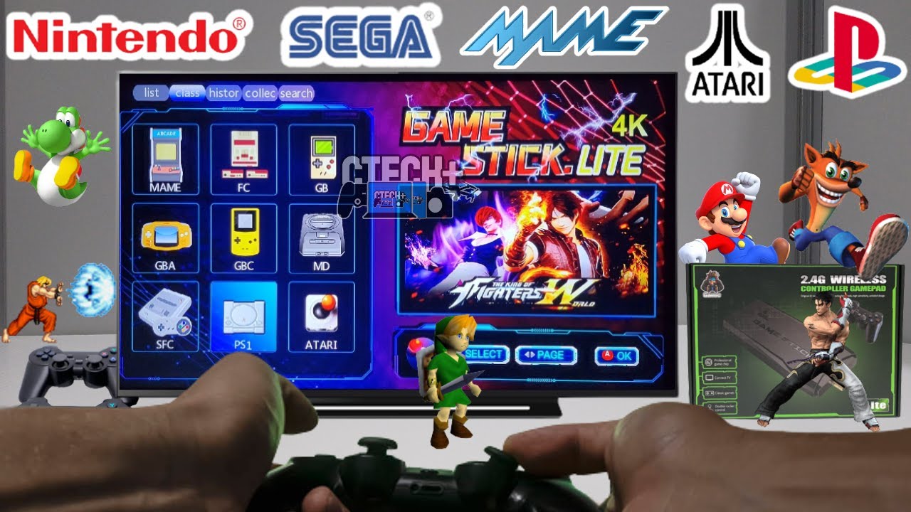 APRENDE A USAR TU GAME STICK LITE 4K | TRUCOS + PACK DE ROMS
