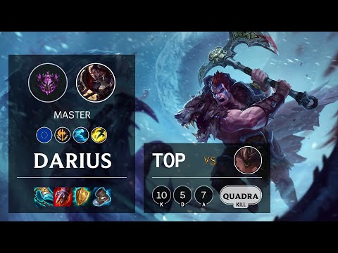 Darius Top vs Malphite - EUW Master Patch 11.1