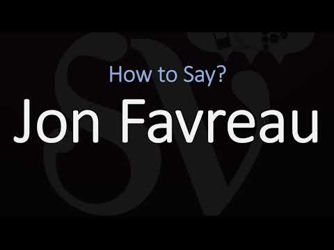 How to Pronounce Jon Favreau? (CORRECTLY)