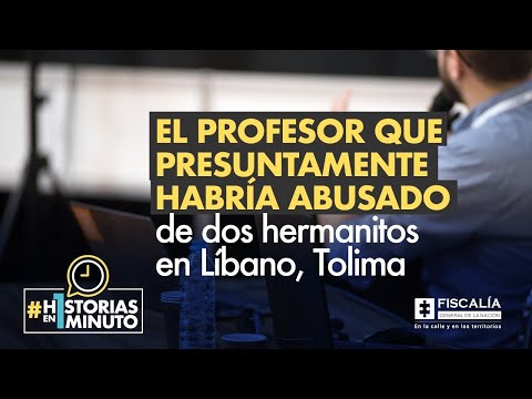 El profesor que presuntamente habría abusado de dos hermanitos en Líbano, Tolima