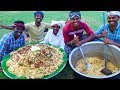BIRYANI TRADITIONAL PRAWNS BIRYANI Hyderabadi Style Dum Biryani Recipe Cooking In Village