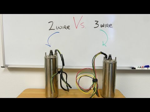 2 wire vs 3 wire well pump motors