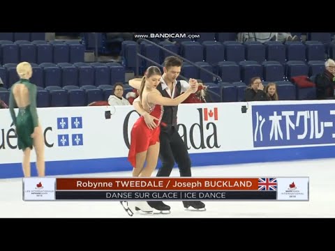 Robynne TWEEDALE / Joseph BUCKLAND GBR Skate Canada 2018 Official Practice