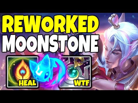 RIOT BUFFED MOONSTONE SO WE BUILT 5 OF THEM (HEALER RAKAN BUILD)
