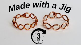 3-Minute Copper Wire Ring | Easy DIY Jig Tutorial