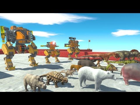 Escape from ROBOT -Animal Revolt Battle Simulator
