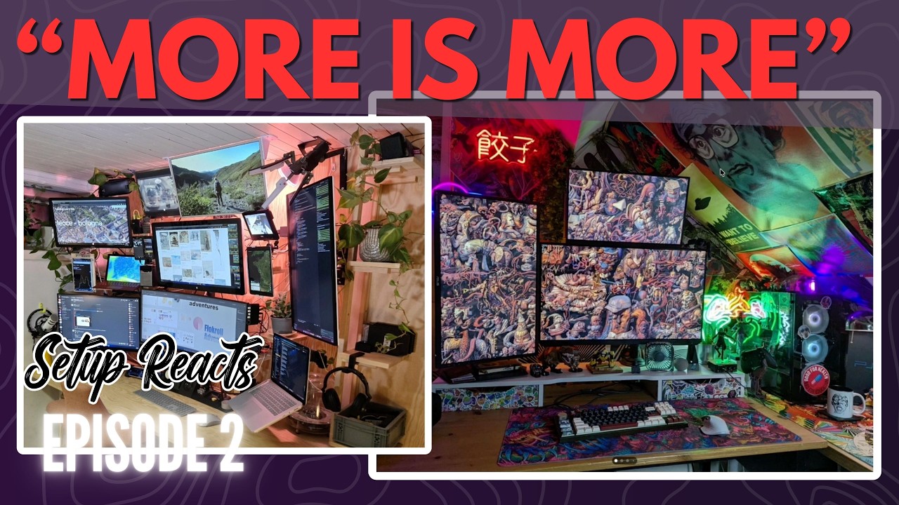 10 Maximalist Setups That Prove More Is More | Setup Reacts Ep.2