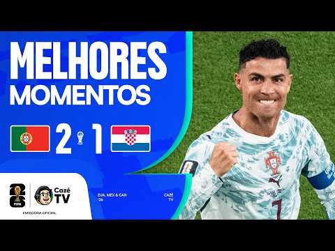 Melhores momentos de Portugal x Croácia