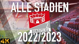Besser als je zuvor Alle Stadien 2. Bundesliga ● 2022/2023 ● 4K