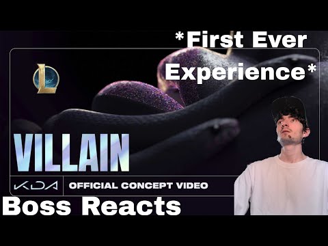 * First Time Hearing* K/DA Reaction | K/DA - Villain | Oh Yes! | [Boss Reacts]