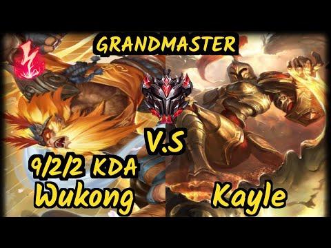 Harambe (WUKONG) vs KAYLE - 9/2/2 KDA TOP GAMEPLAY - NA Ranked GRANDMASTER