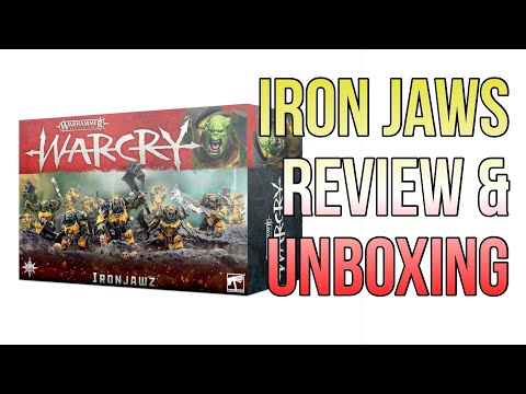 Warcry Iron Jaws warband unboxing / review