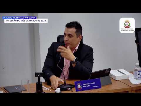 8ª SESSÃO ORDINÁRIA DO ANO DE 2026