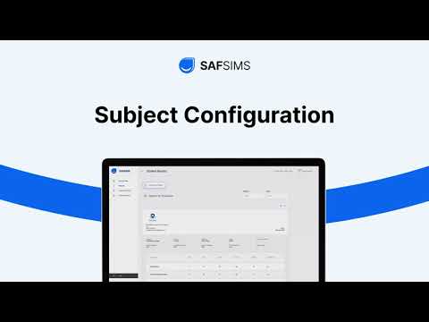 Subject Configuration