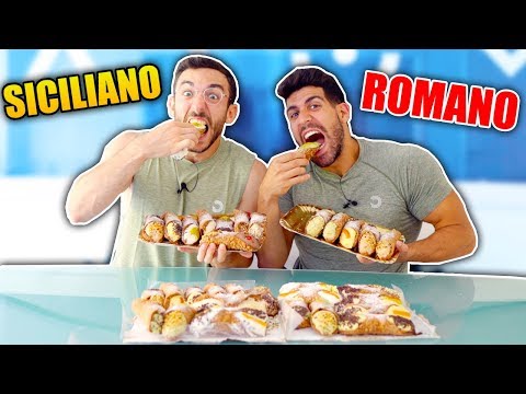 SICILIANO vs ROMANO: chi mangia più CANNOLI??