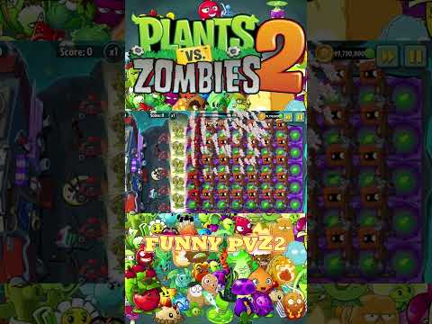 PvZ 2 All Plants 1 Plant Food Vs 99 Brickhead Zombie - Who Will Win? EP3 #Shorts