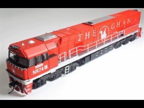 SDS Models NR-Class #NR74 Diesel Locomotive "The Ghan - Port Pirie" pulling "The Ghan" Luxury Train