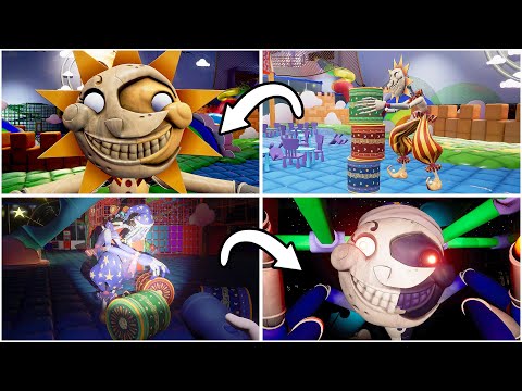 Can Sun & Moon Jumpscare Gregory when cleaning messes - FNAF Security Breach