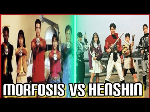 POWER RANGERS vs SUPER SENTAI (morfosis vs henshin)