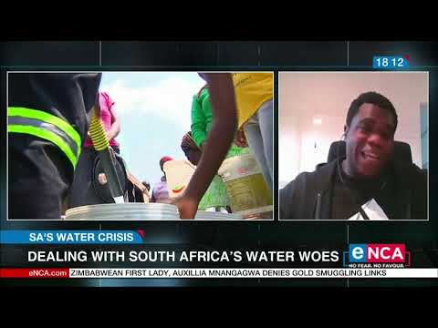 Dealing with South Africa's water woes