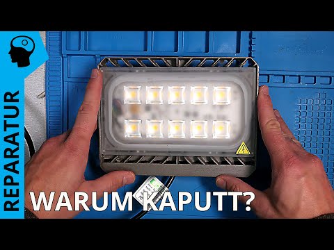 Teuer und schon kaputt! LED Strahler - Fehlersuche nach 1 Jahr Betrieb.