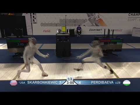 Cairo Worlds 2021 CWS - L16 - Skarbonkiewicz USA v Perdibaeva UZB
