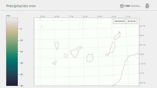 Canary Islands Rain forecast: 20251028