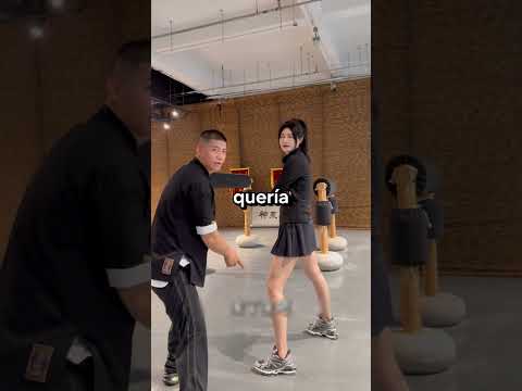 She Instantly Regretted This!😮👋#sports #mma #challenge