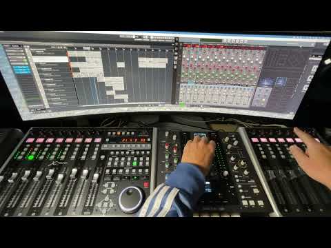 SSL UC1 with Behringer X touch DAW controller. A great combination.