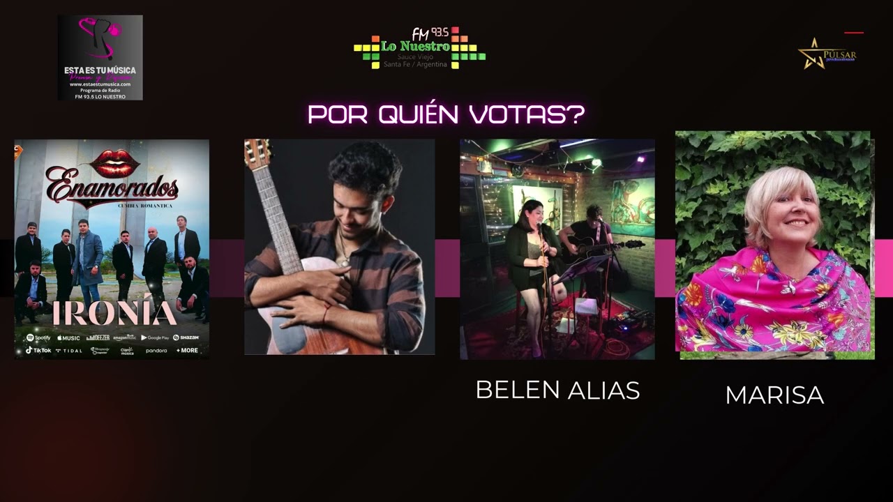 VOTACIONES TOP TEN ESTA ES TU MÚSICA