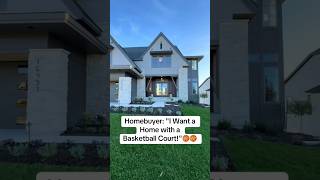 This luxury home by Gonyea Custom Homes is a Masterpiece complete with indoor basketball court 🏀