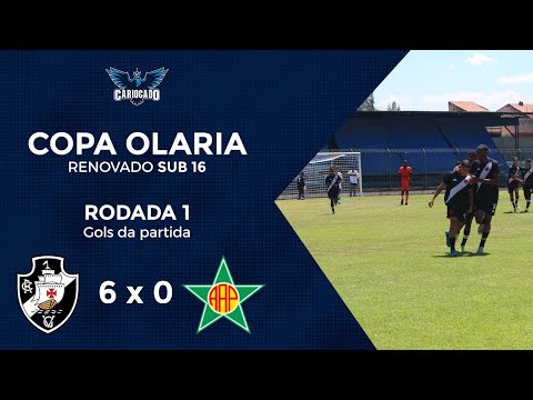 GOLS DA PARTIDA - VASCO 6X0 PORTUGUESA (COPA OLARIA RENOVADO SUB 16)