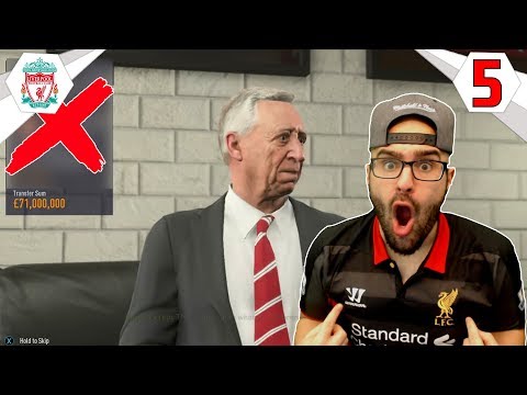 WE SAID NO TO $71,000,000 OFFER! - FIFA 18 LIVERPOOL CAREER MODE #05