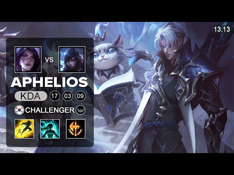 Aphelios vs Kai'Sa ADC - KR Challenger - Patch 13.13 Season 13