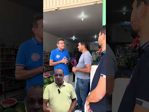Lahesio Bonfim esteve neste sábado em São Francisco do Brejão