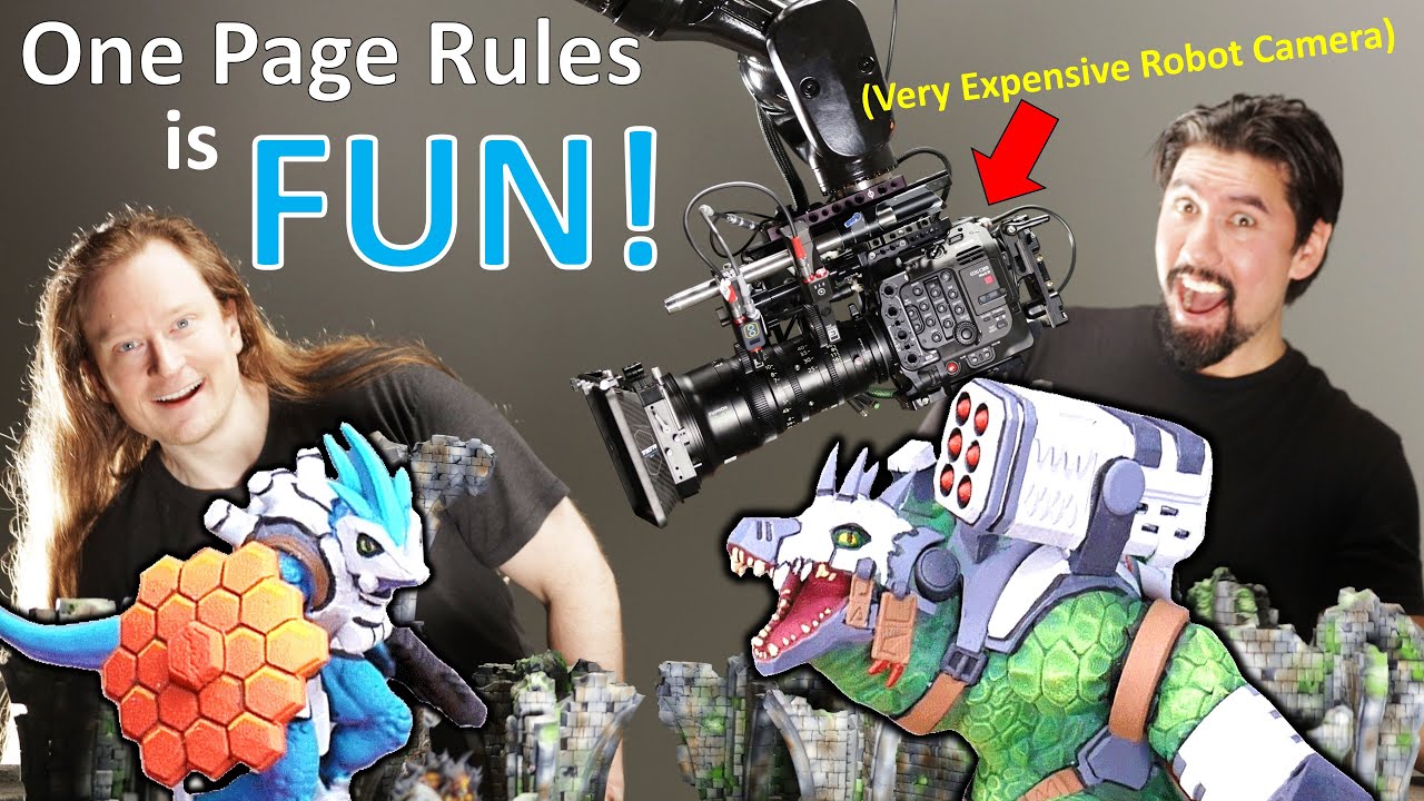 OPR is Fun! Full Cinematic Game of Grimdark Future by One Page Rules.