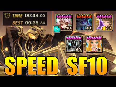My SAFEST Speed Team for Steel Fortress 10 with some alternatives - Summoners War