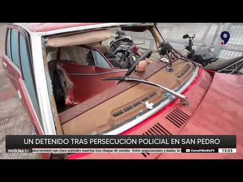 Madre e hija se salvan de ser impactadas por vehículo que se estrelló con negocio en San Pedro