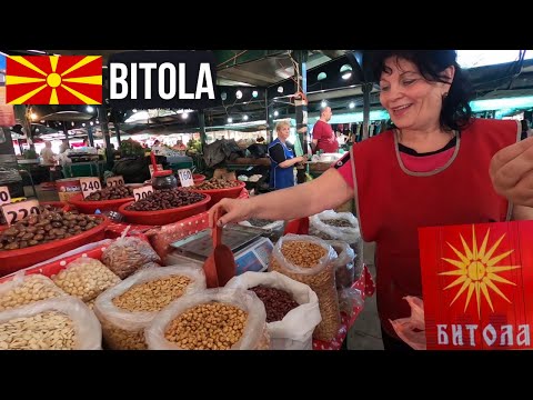Underrated MACEDONIA | BITOLA Bazaar & Typical Balkan Market 🇲🇰