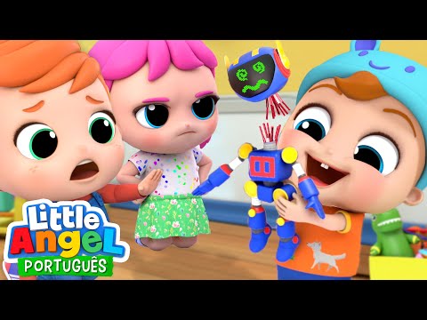 Capa de Joãozinho Aprende a Dividir com os Irmãos! | Canal do Joãozinho - Little Angel Português