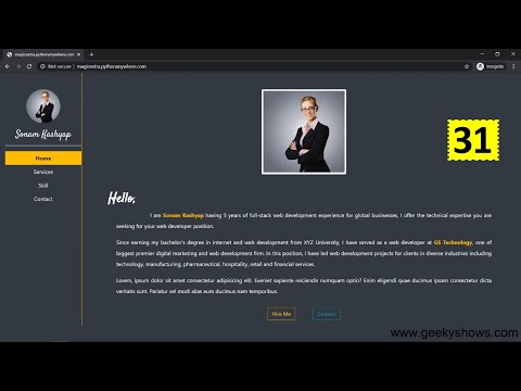 Django Resume Project from Development to Deployment and collectstatic in Django Hindi