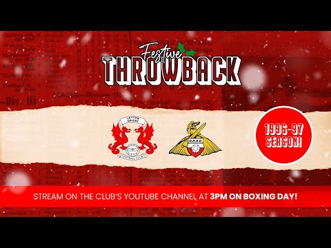 Leyton Orient 8-0 Doncaster Rovers | 28th December 1997 | Festive Throwback