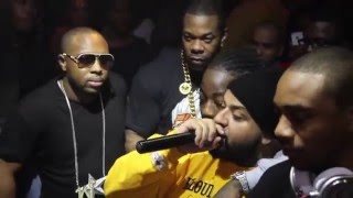 Nino Brown performs TRYNA COME UP live