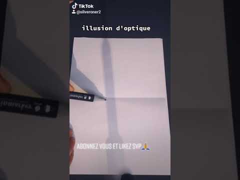 tuto illusion d'optique échelle