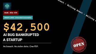 The $42,500 AI Bug That Bankrupted a Startup | OWASP LLM-06 2026 | Unbounded Consumption