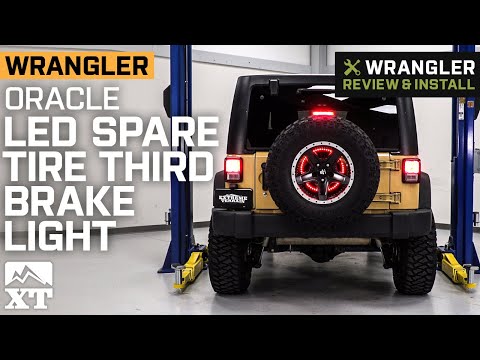 Jeep Wrangler Oracle LED Illuminated Spare Tire Wheel Ring Third Brake Light Review & Install