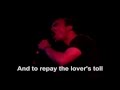 Future Islands - "Cotton Flower" LYRICS on screen ...